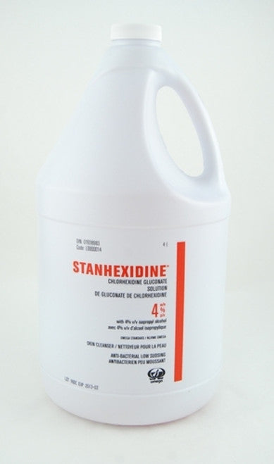 Stanhexidine Solution 4% Isopropyl Alcohol 4LT Bottle