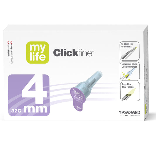 CLICKFINE Pen Needles 32G 4MM YPS 3200910 - Save On Medical