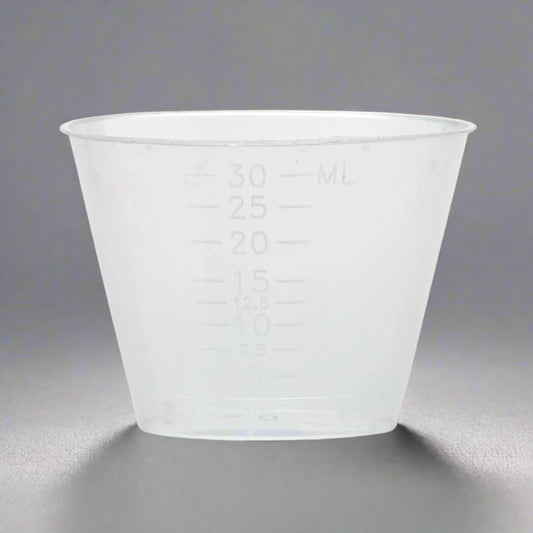 100/PK  Graduated Plastic Medicine Cups, 1OZ