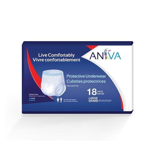 Aniva Regular Plus Protective Underwear Diaper - L 32-42"/ 81-107 cm